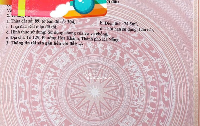 Bán đất 2 mặt kiệt Ô tô Gò Dư - P. Hòa Khánh - TP Đà Nẵng